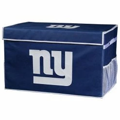 Franklin Sports New York Giants Large Collapsible Footlocker Storage Bin