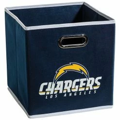 Franklin Sports Los Angeles Chargers Collapsible Storage Bin
