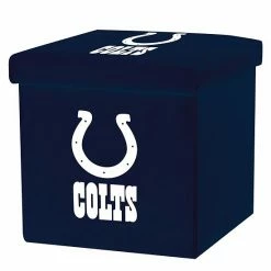Franklin Sports Indianapolis Colts Storage Ottoman With Detachable Lid