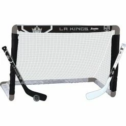 Franklin Sports Los Angeles Kings Mini Hockey Goal Set