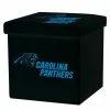 Franklin Sports Carolina Panthers Storage Ottoman With Detachable Lid