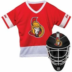Youth Franklin Sports Ottawa Senators Goalie Face Mask & Jersey Set