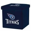 Franklin Sports Tennessee Titans Storage Ottoman With Detachable Lid