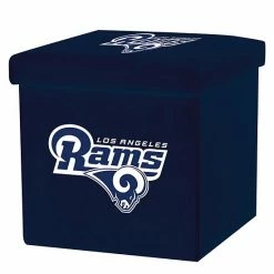 Franklin Sports Los Angeles Rams Storage Ottoman With Detachable Lid