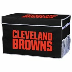 Franklin Sports Cleveland Browns Large Collapsible Footlocker Storage Bin
