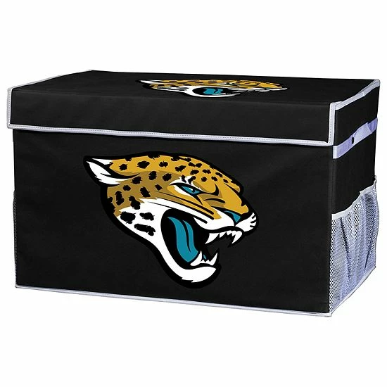 Franklin Sports Jacksonville Jaguars Large Collapsible Footlocker Storage Bin 3 Franklin Sports Jacksonville Jaguars Large Collapsible Footlocker Storage Bin