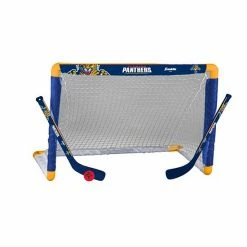 Franklin Sports Florida Panthers Mini Hockey Goal Set