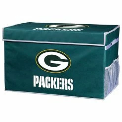 Franklin Sports Green Bay Packers Large Collapsible Footlocker Storage Bin