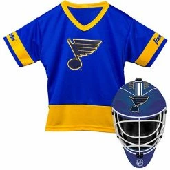 Franklin Sports Youth Franklin St. Louis Blues Goalie Face Mask & Jersey Set