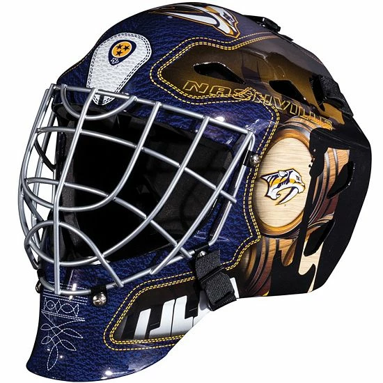 Franklin Sports Youth Nashville Predators GFM 1500 Street Hockey Goalie Face Mask 3 Franklin Sports Youth Nashville Predators GFM 1500 Street Hockey Goalie Face Mask
