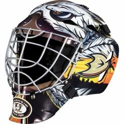 Franklin Sports Youth Anaheim Ducks GFM 1500 Street Hockey Goalie Face Mask