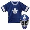 Youth Franklin Sports Toronto Maple Leafs Goalie Face Mask & Jersey Set