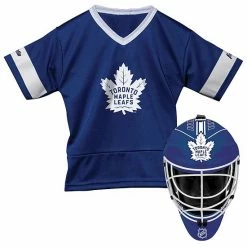 Youth Franklin Sports Toronto Maple Leafs Goalie Face Mask & Jersey Set