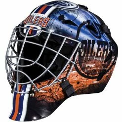 Franklin Sports Youth Edmonton Oilers GFM 1500 Street Hockey Goalie Face Mask