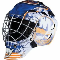 Franklin Sports Youth New York Islanders GFM 1500 Street Hockey Goalie Face Mask