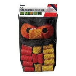 Franklin Sports 14-Man 7v7 Flag Football Premier Set With Flags, Cones, And Carry Bag