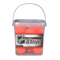 Franklin Sports NHL Street Hockey High Density 15-Ball Bucket