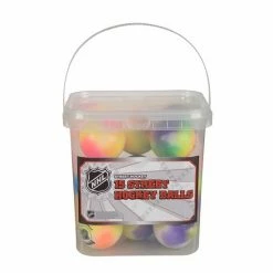 Franklin Sports NHL Extreme Color High Density Street Hockey 15-Ball Bucket