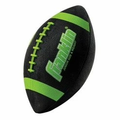 Franklin Sports Grip-Rite 100 Rubber Junior Football Green