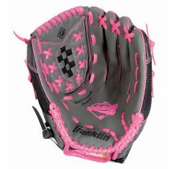 Franklin Sports Windmill Series 12-in. Right Hand Throw Softball Glove - Adult Gray Pink