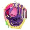 Franklin Sports Meshtek Series 9.5-in. Left Hand Throw T-Ball Glove & Ball Set - Youth Green Pink Purple
