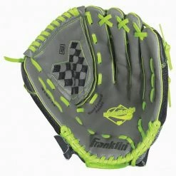 Franklin Sports Windmill Series 11-in. Right Hand Throw Softball Glove - Adult Gray Lime