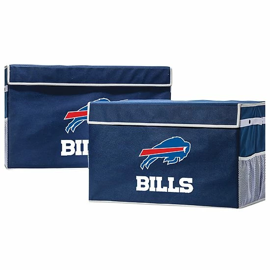 Franklin Sports Buffalo Bills Large Collapsible Footlocker Storage Bin - Image 2