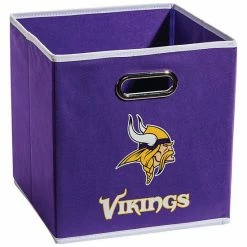 Franklin Sports Minnesota Vikings Collapsible Storage Bin