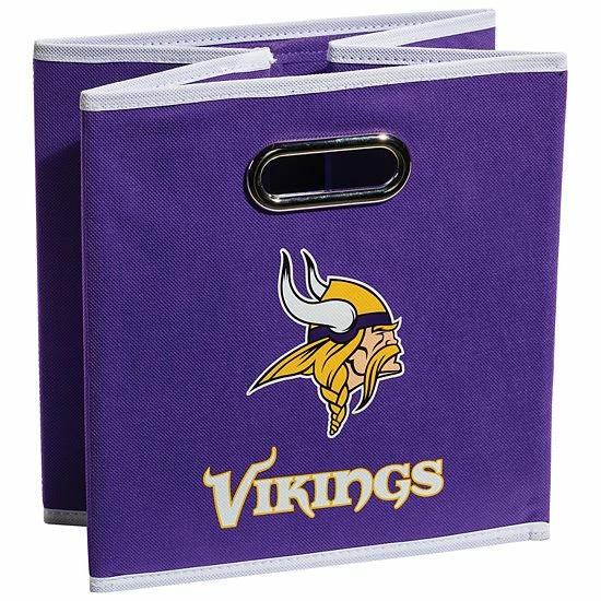 Franklin Sports Minnesota Vikings Collapsible Storage Bin - Image 2