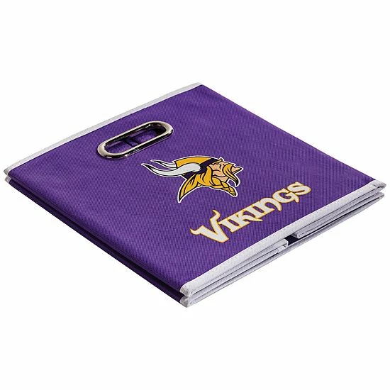 Franklin Sports Minnesota Vikings Collapsible Storage Bin - Image 3