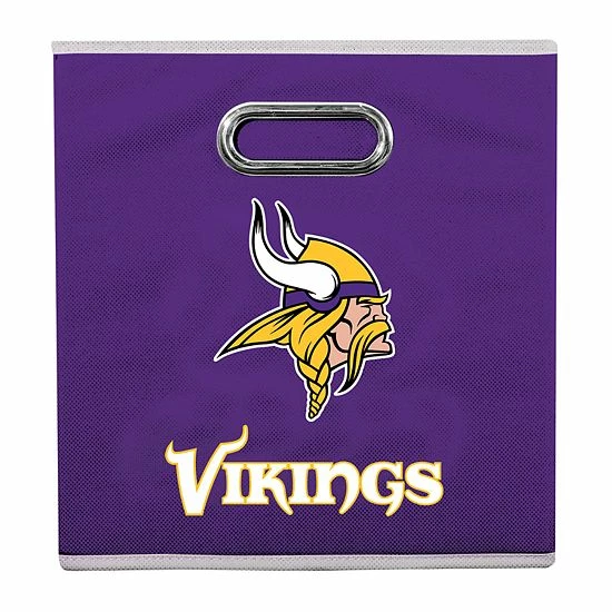 Franklin Sports Minnesota Vikings Collapsible Storage Bin - Image 4