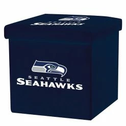 Franklin Sports Seattle Seahawks Storage Ottoman With Detachable Lid