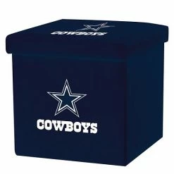 Franklin Sports Dallas Cowboys Storage Ottoman With Detachable Lid