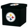Franklin Sports Pittsburgh Steelers Storage Ottoman With Detachable Lid