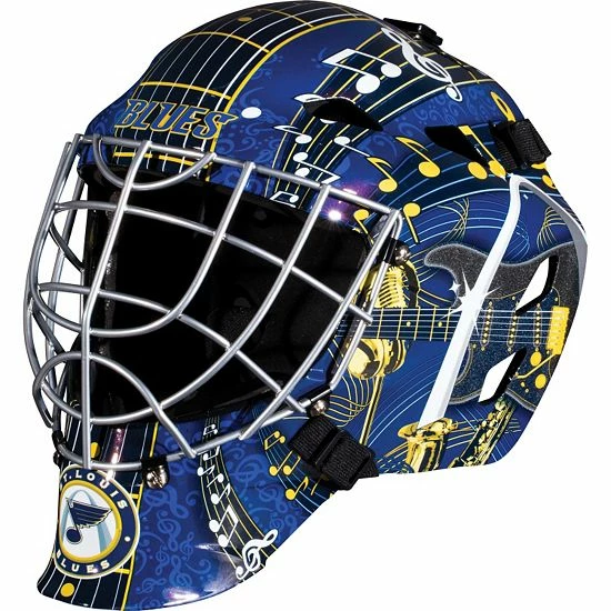 Franklin Sports Youth St. Louis Blues GFM 1500 Street Hockey Goalie Face Mask 3 Franklin Sports Youth St. Louis Blues GFM 1500 Street Hockey Goalie Face Mask