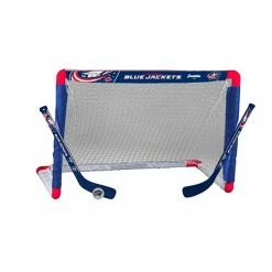 Franklin Sports Columbus Blue Jackets Mini Hockey Goal Set
