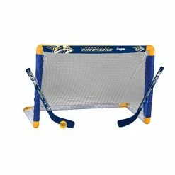 Franklin Sports Nashville Predators Mini Hockey Goal Set