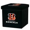 Franklin Sports Cincinnati Bengals Storage Ottoman With Detachable Lid