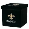 Franklin Sports New Orleans Saints Storage Ottoman With Detachable Lid