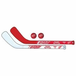 Franklin Sports Detroit Red Wings Mini Hockey Player Set