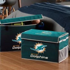 Franklin Sports Miami Dolphins Large Collapsible Footlocker Storage Bin -Franklin Sports shop unnamed file 962