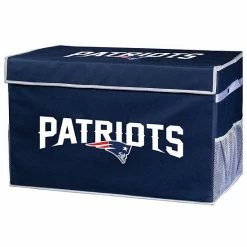 Franklin Sports New England Patriots Small Collapsible Footlocker Storage Bin