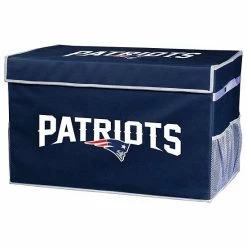 Franklin Sports New England Patriots Large Collapsible Footlocker Storage Bin
